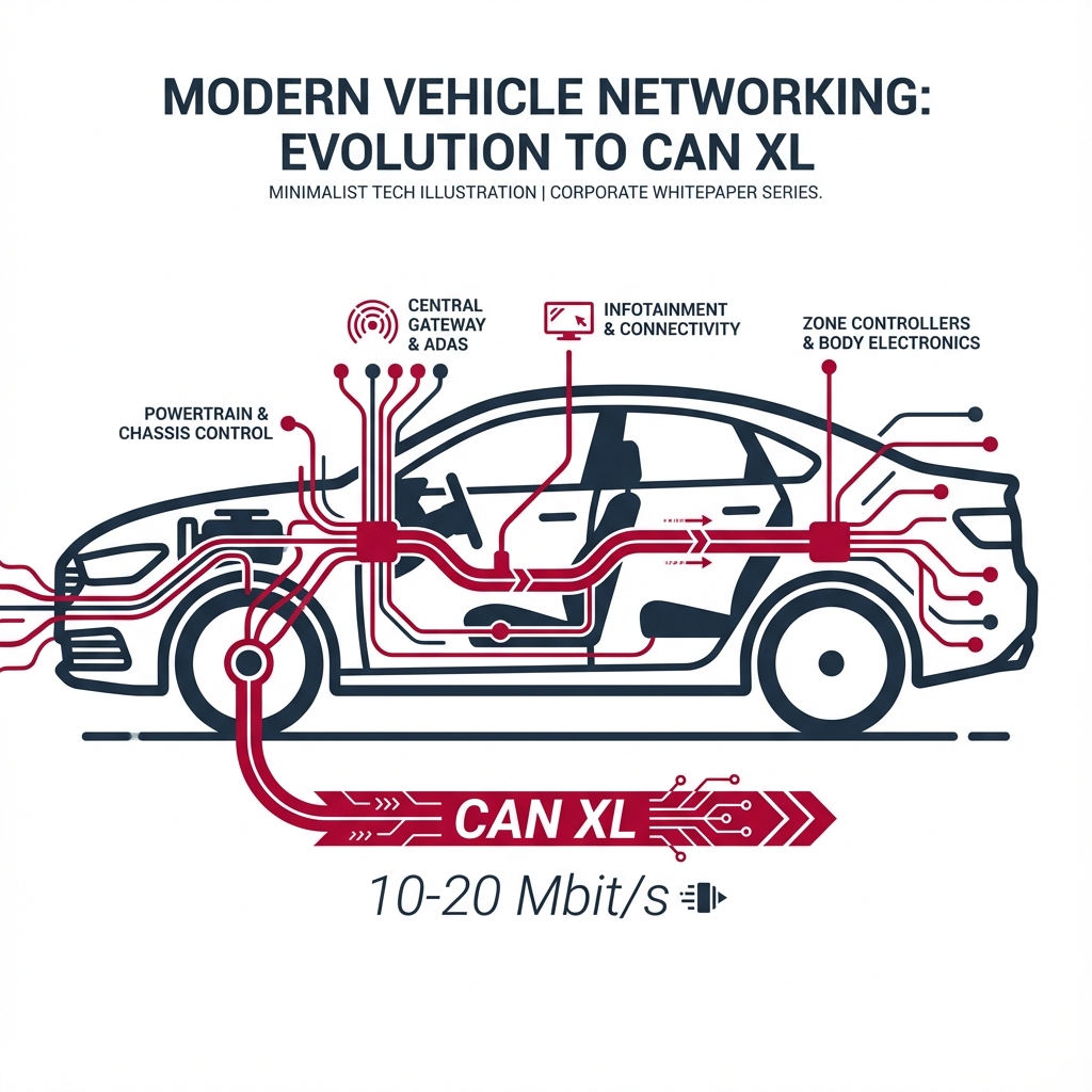 CAN XL：第三代 CAN 通訊協定的革命