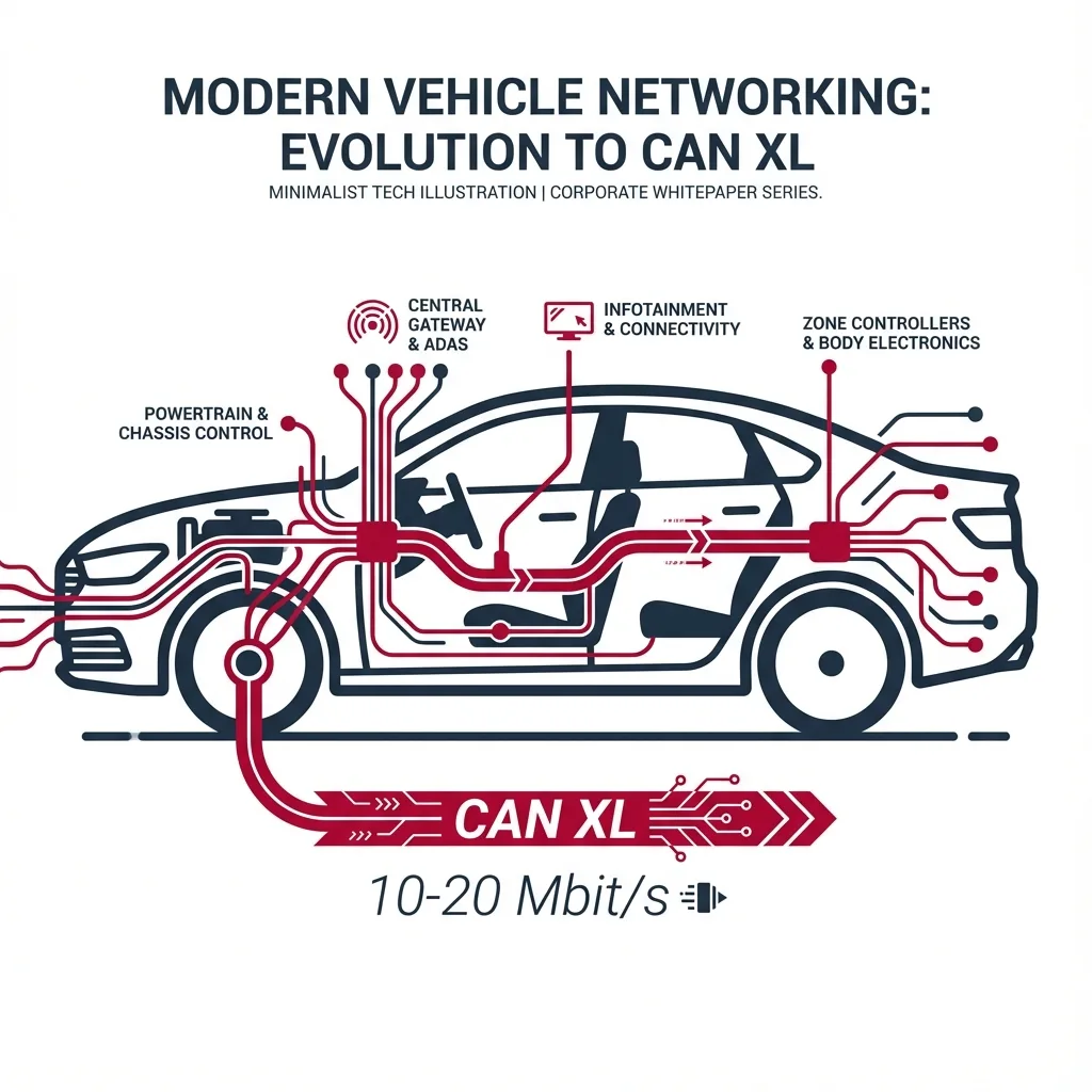 CAN XL：第三代 CAN 通訊協定的革命