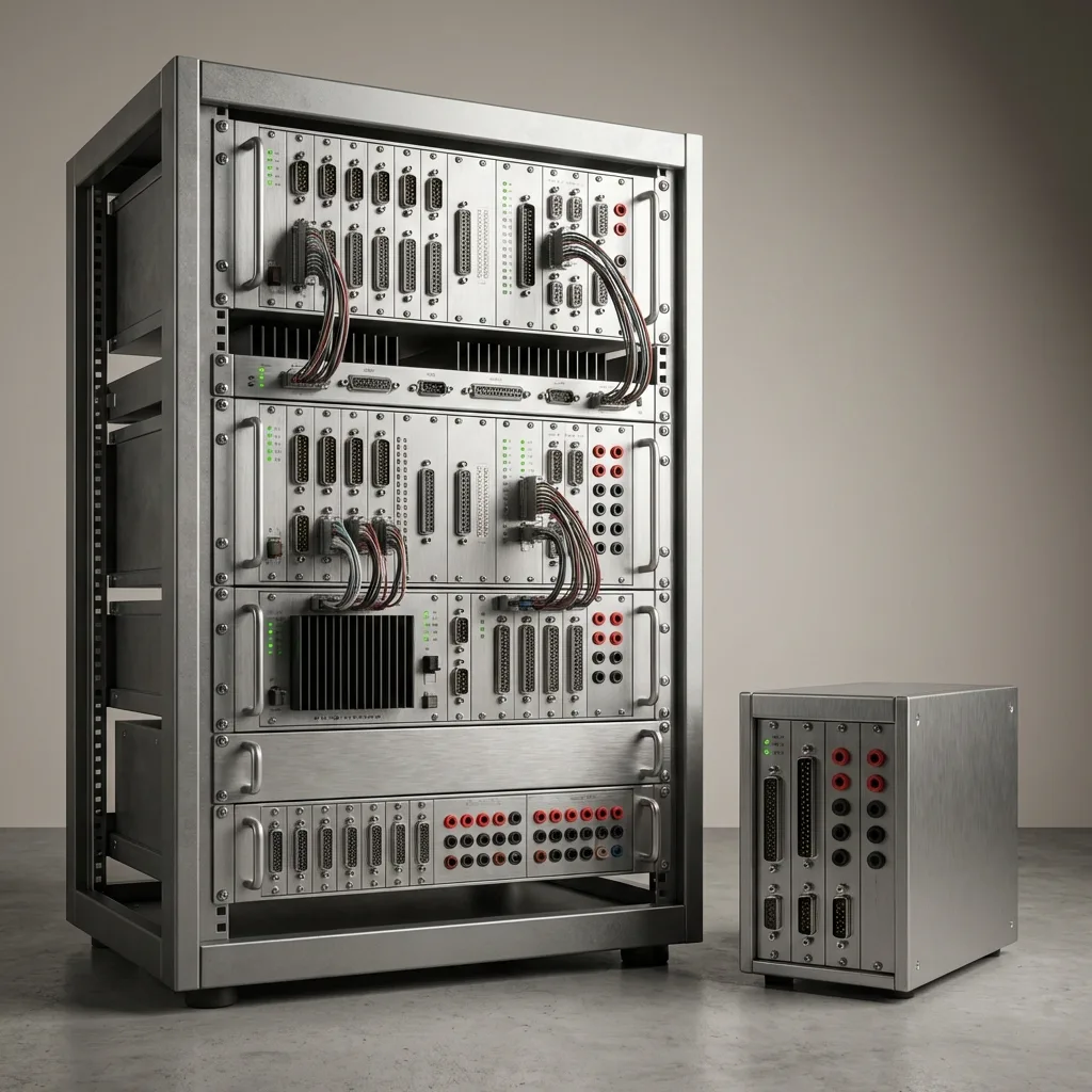 VT System 模組化 HIL：垂直整合的 I/O 台架