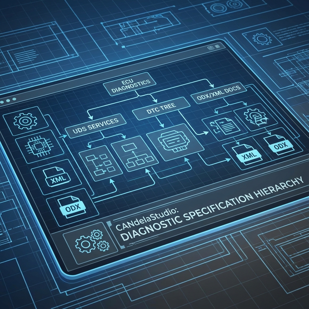 CANdelaStudio：診斷需求與 CDD 數據庫設計標準